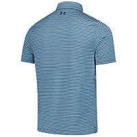 Men's Under Armour  Blue THE PLAYERS Drive Groove Stripe Polo