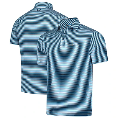 Men's Under Armour  Blue THE PLAYERS Drive Groove Stripe Polo