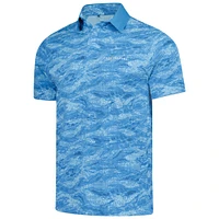 Men's Under Armour  Blue THE PLAYERS Iso-Chill Drive Camo Polo