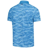 Men's Under Armour  Blue THE PLAYERS Iso-Chill Drive Camo Polo