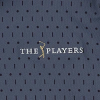 Men's Under Armour  Charcoal THE PLAYERS Iso-Chill Drive Dot Dash Polo