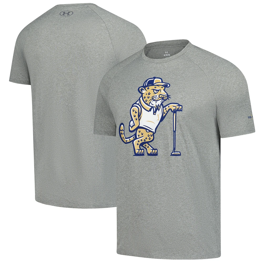 Men's Under Armour Heather Gray THE PLAYERS Raglan Tech T-Shirt