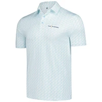Polo Under Armour bleu clair THE PLAYERS Drive Clubhouse Grid pour homme