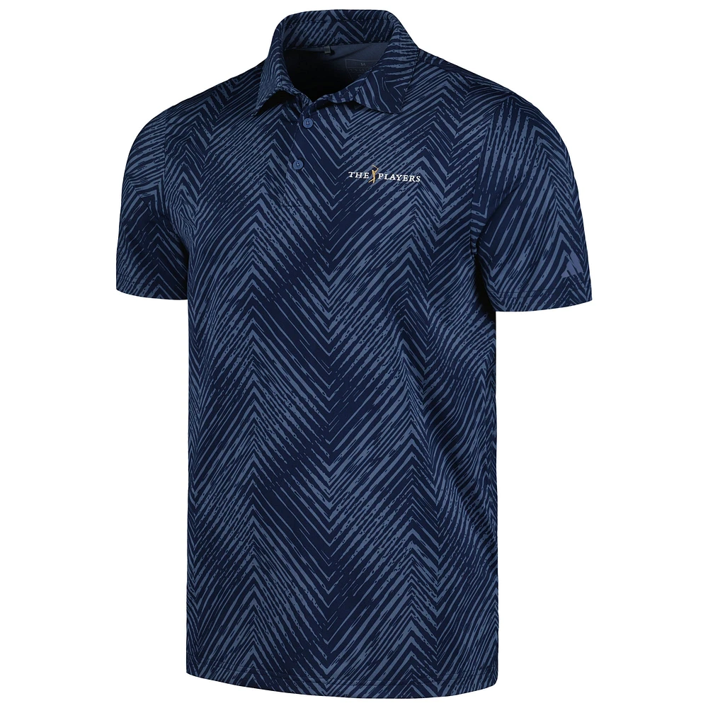 Men's adidas Navy THE PLAYERS Ultimate365 Allover Print Polo