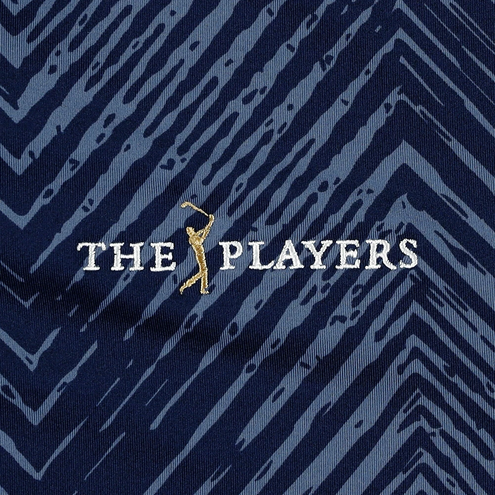 Men's adidas Navy THE PLAYERS Ultimate365 Allover Print Polo