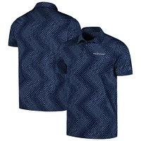 Men's adidas Navy THE PLAYERS Ultimate365 Allover Print Polo