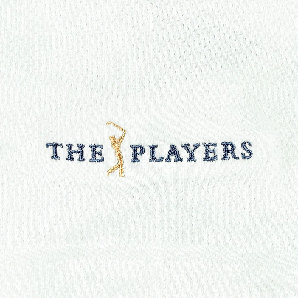 Polo adidas blanc en maille imprimée THE PLAYERS Go-To pour hommes