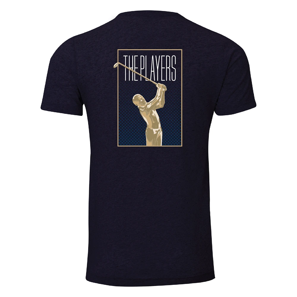 Men's Ahead  Blue THE PLAYERS Trophy Instant Classic Tri-Blend T-Shirt