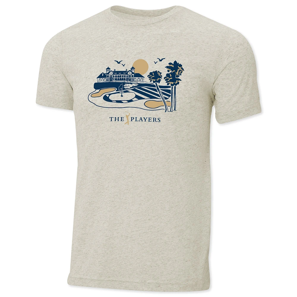 T-shirt classique instantané The Players Clubhouse crème Ahead pour homme