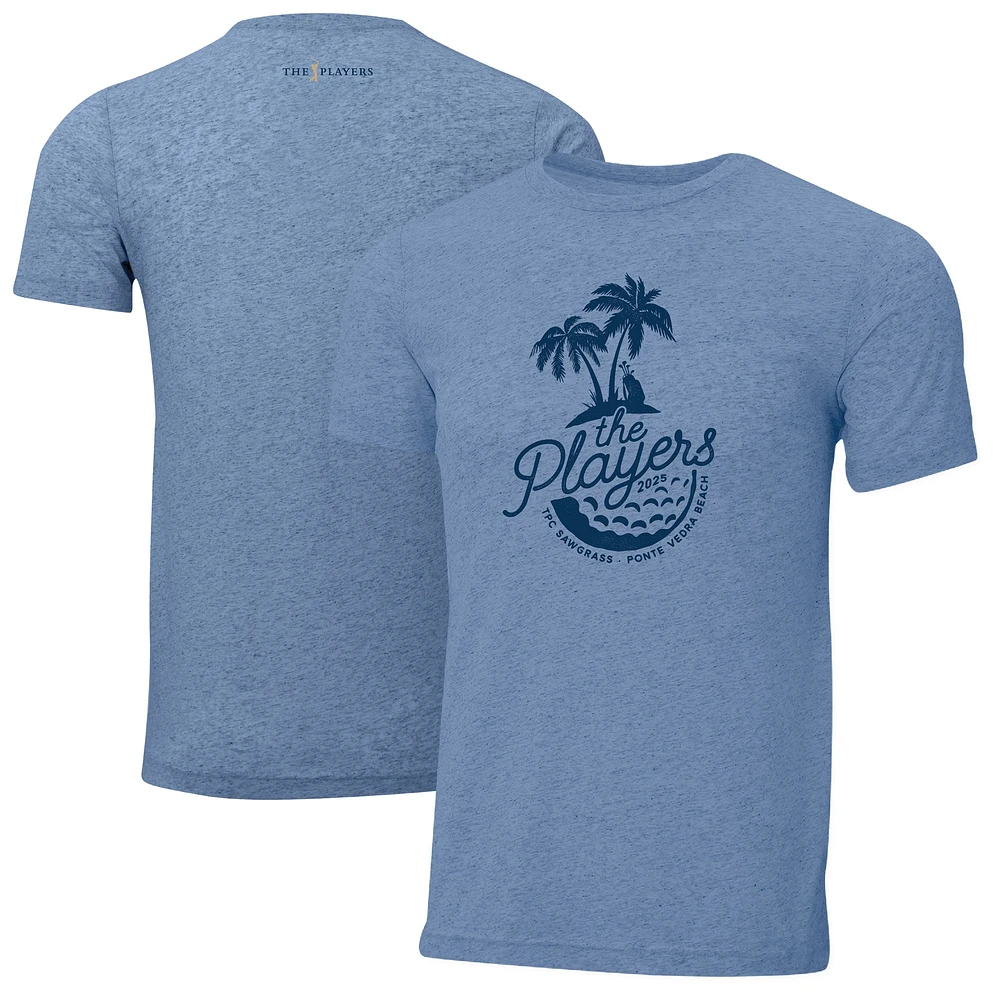 Men's Ahead  Heather Blue THE PLAYERS Instant Classic Tri-Blend T-Shirt