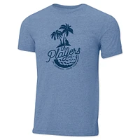 Men's Ahead  Heather Blue THE PLAYERS Instant Classic Tri-Blend T-Shirt