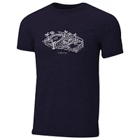 Men's Ahead  Navy THE PLAYERS Course Instant Classic Tri-Blend T-Shirt