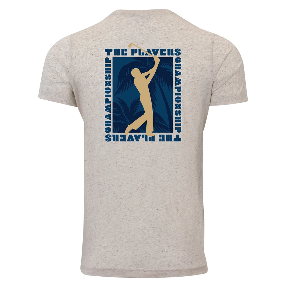 Men's Ahead  White THE PLAYERS Championship Instant Classic Tri-Blend T-Shirt