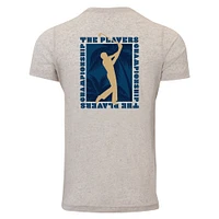 Men's Ahead  White THE PLAYERS Championship Instant Classic Tri-Blend T-Shirt