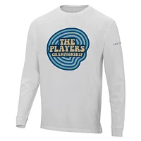 Men's Ahead  White THE PLAYERS Island Green Silverton Long Sleeve T-Shirt