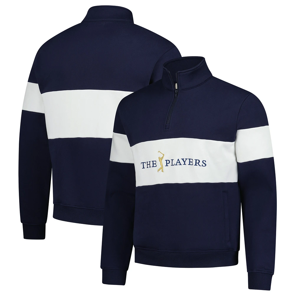 Men's Barstool Golf  Navy THE PLAYERS Half-Zip Pullover