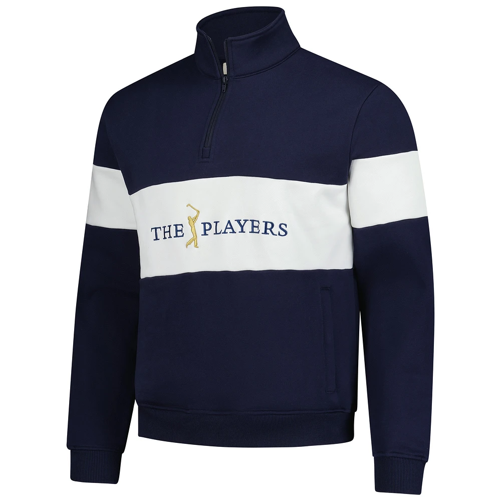 Men's Barstool Golf  Navy THE PLAYERS Half-Zip Pullover