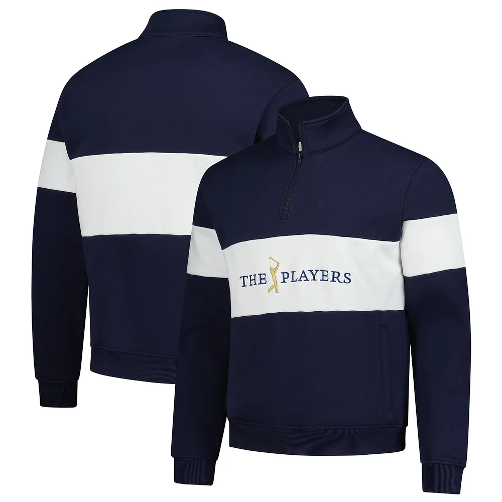 Men's Barstool Golf Navy THE PLAYERS Half-Zip Pullover