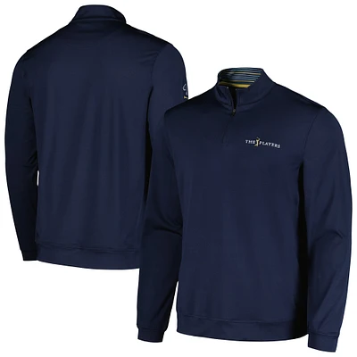 Men's Barstool Golf Navy THE PLAYERS Quarter-Zip Jacket