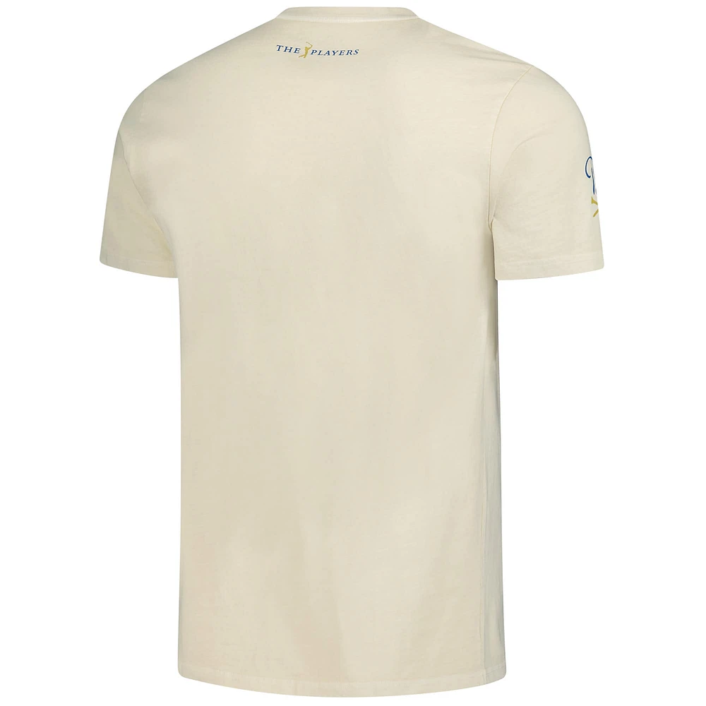 Men's Barstool Golf  Tan THE PLAYERS Ball Guy Garment Dyed T-Shirt