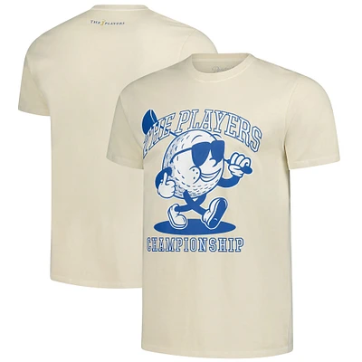 Men's Barstool Golf  Tan THE PLAYERS Ball Guy Garment Dyed T-Shirt