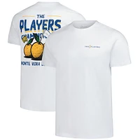 Men's Barstool Golf  White THE PLAYERS Florida Orange Garment Dyed T-Shirt