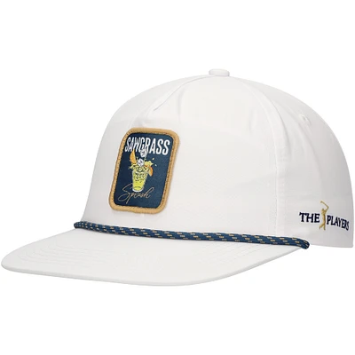 Men's Barstool Golf White THE PLAYERS Snapback Hat