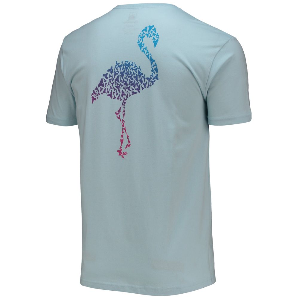 Men's Flomotion Light Blue THE PLAYERS Toothy Flamingo T-Shirt