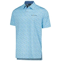 Men's FootJoy Light Blue THE PLAYERS Custom Print Performance Polo