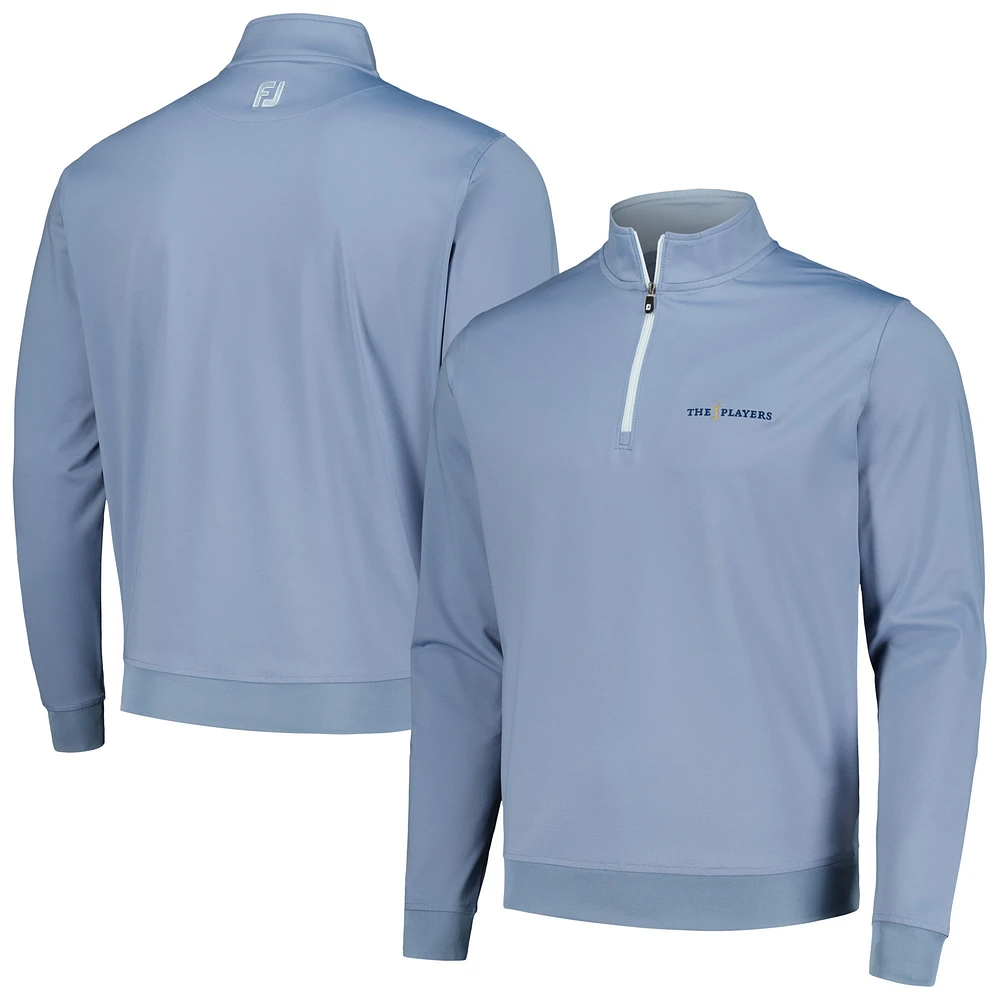 Men's FootJoy Light Blue THE PLAYERS ProDry Half-Zip Top