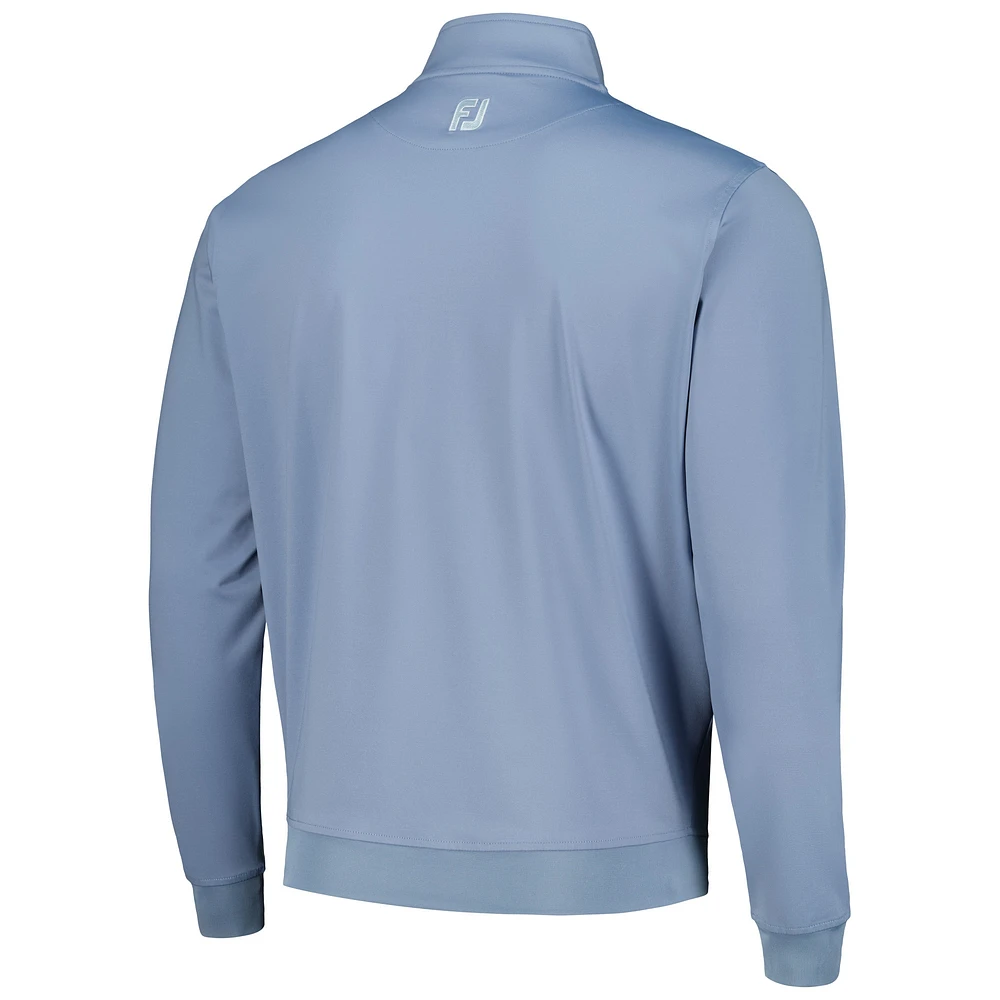 Men's FootJoy Light Blue THE PLAYERS ProDry Half-Zip Top