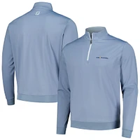 Men's FootJoy Light Blue THE PLAYERS ProDry Half-Zip Top