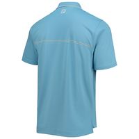 Men's FootJoy Light Blue THE PLAYERS Small Details Stretch Pique Polo