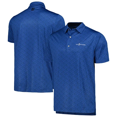 Men's FootJoy Navy THE PLAYERS Allover Print Polo