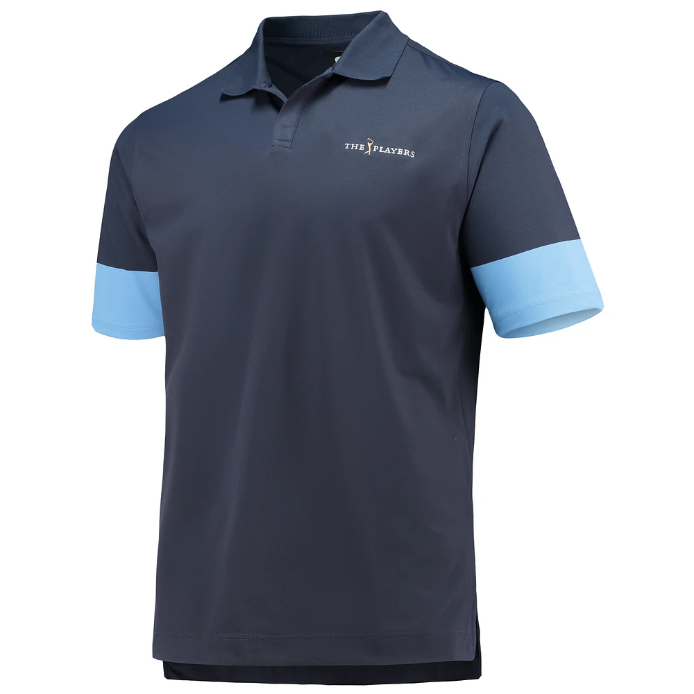 Men's FootJoy Navy THE PLAYERS Pique Clock Knit Polo