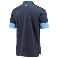 Men's FootJoy Navy THE PLAYERS Pique Clock Knit Polo