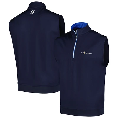 Veste à demi-zip FootJoy bleu marine THE PLAYERS ProDry pour hommes