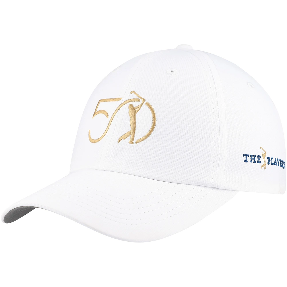 Men's Imperial  White THE PLAYERS 50th Anniversary The Original Performance Adjustable Hat