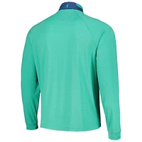 Men's johnnie-O Green THE PLAYERS Steffen Performance Raglan Quarter-Zip Top