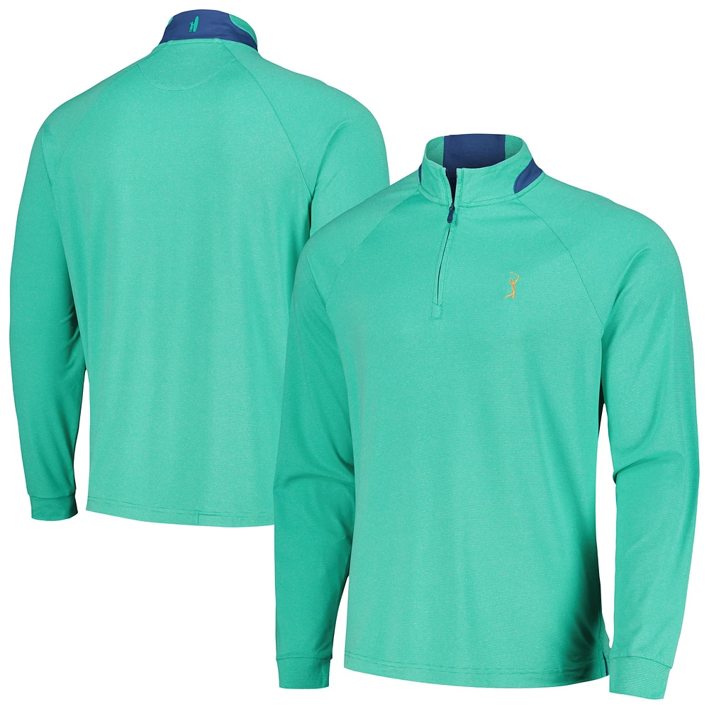 Men's johnnie-O Green THE PLAYERS Steffen Performance Raglan Quarter-Zip Top