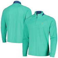 Men's johnnie-O Green THE PLAYERS Steffen Performance Raglan Quarter-Zip Top