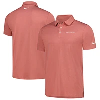 Men's Nike  Athletic Heather Red 2025 THE PLAYERS Tour Performance Polo