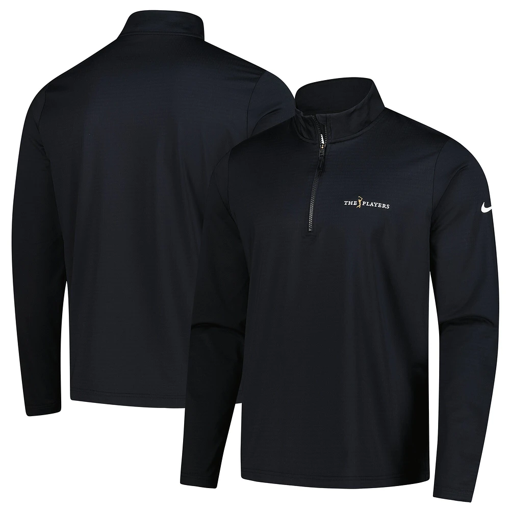 Pull Nike Performance noir 2025 THE PLAYERS Victory à demi-zip pour homme