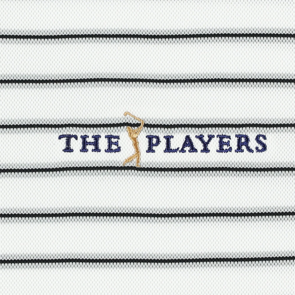 Men's Nike  White 2025 THE PLAYERS Victory Stripe Performance Polo
