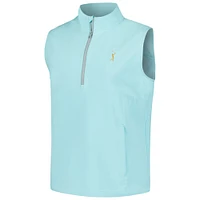 Veste à demi-zip Peter Millar Aqua THE PLAYERS Windward pour hommes