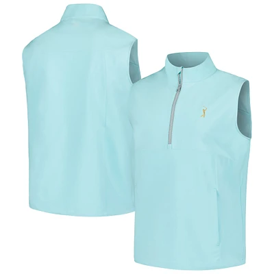 Veste à demi-zip Peter Millar Aqua THE PLAYERS Windward pour hommes