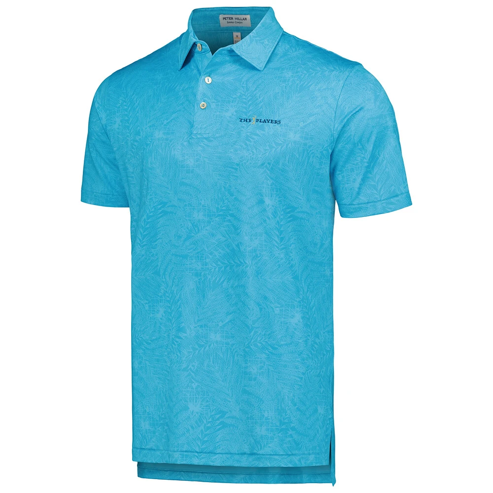 Men's Peter Millar  Blue THE PLAYERS Sylvan Performance Jersey Polo