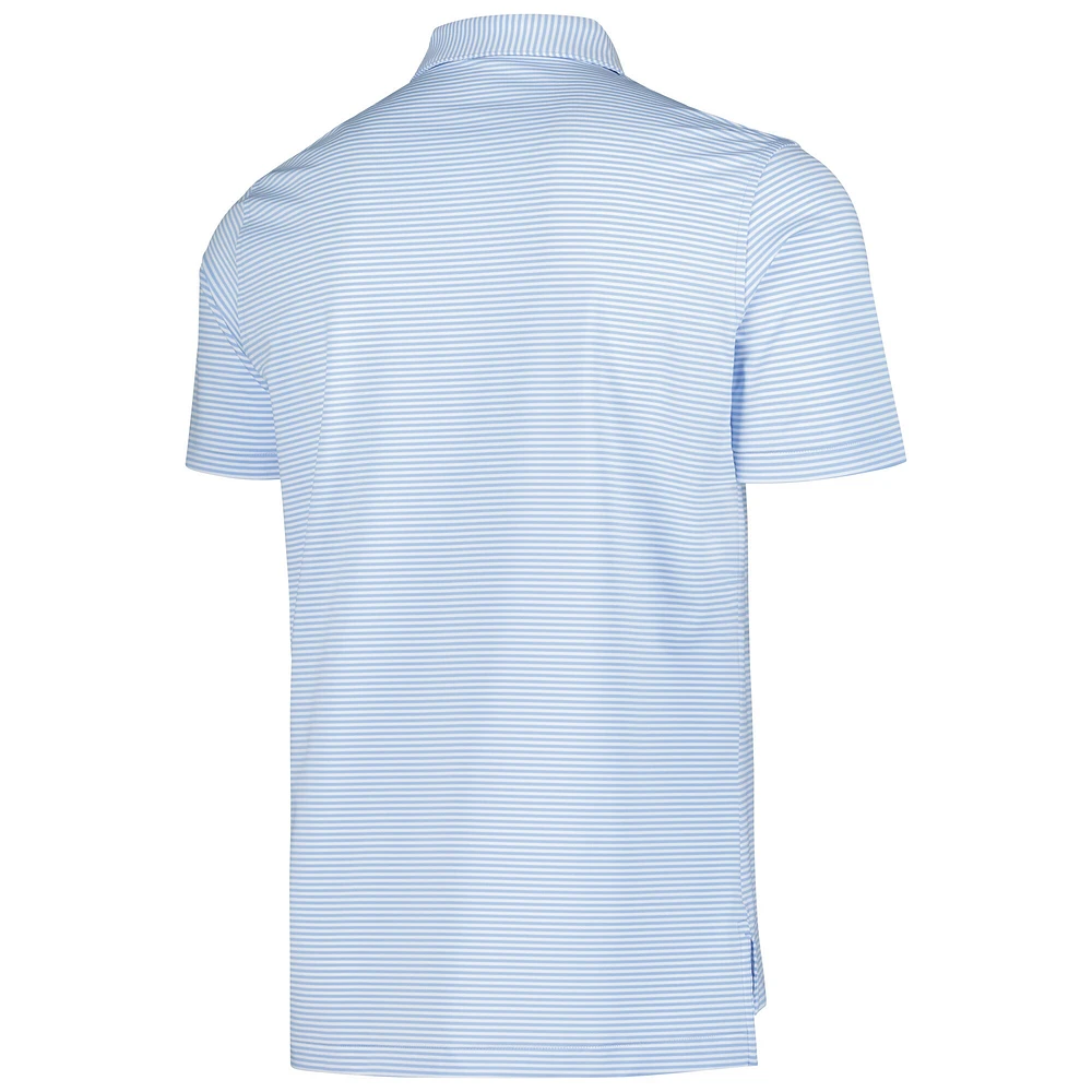 Polo en jersey Peter Millar bleu clair THE PLAYERS Hales Performance pour hommes