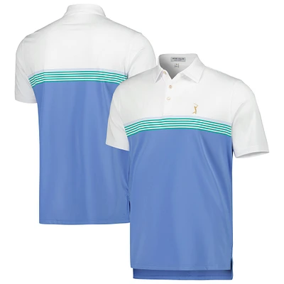 Men's Peter Millar White THE PLAYERS Harris Performance Jersey Polo