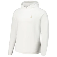 Sweat à capuche blanc Peter Millar THE PLAYERS Pine Performance pour homme